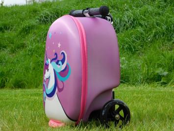 Children's Suitcase with Step - Unicorn - Incl. Neck pillow