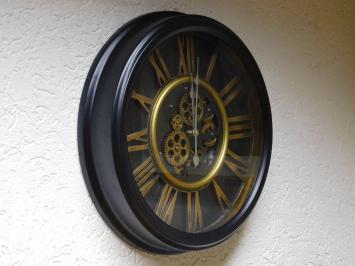 Clock with Roman Numerals - 53 cm - Round - Metal