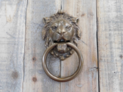 High quality door knocker Lion - brass knockers for doors antique door knocker