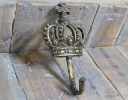 Hook with crown - ''King's hook'' - brass