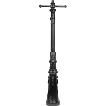 Lampenmast - 170 cm - Schwarz - Alu