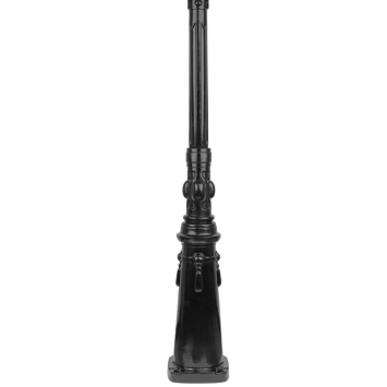 Lampenmast - 170 cm - Schwarz - Alu