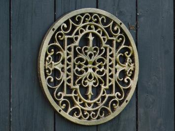 Round Mandala Grill - Gold Bronze - Cast iron