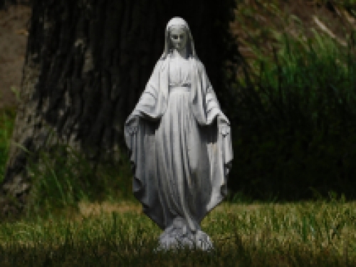 Statue Madonna - solid stone