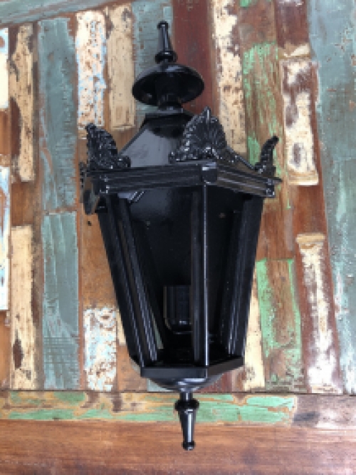 Outdoor lamp - 50 cm - black or green - Alu - with Bulb and Glass