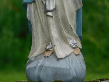 Statue Mary with Rosary - Polystone - In Colour