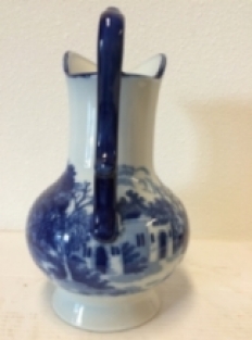 Porcelain milk jug, delft blue painting, very beautiful!!