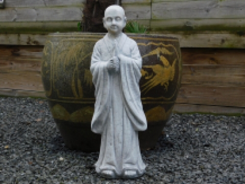 Greeting Monk - full off stone