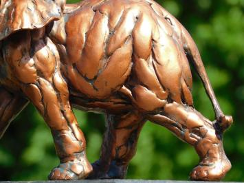 Statue Elephant - Copper colour - Detailed