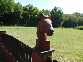 Beautiful hefty horse head cast iron, untreated, beautiful!!!