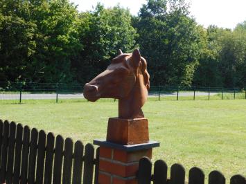 Beautiful hefty horse head cast iron, untreated, beautiful!!!