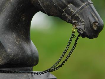 Statue Horse Head with Reins - Polystone