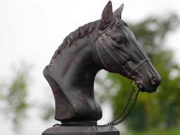 Statue Horse Head with Reins - Polystone