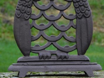 Umbrella stand Owl - Brown - Cast iron 