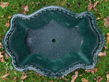 Planter Art Nouveau - 55 cm - Alu - Dark Green