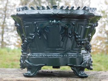 Planter Art Nouveau - 55 cm - Alu - Dark Green