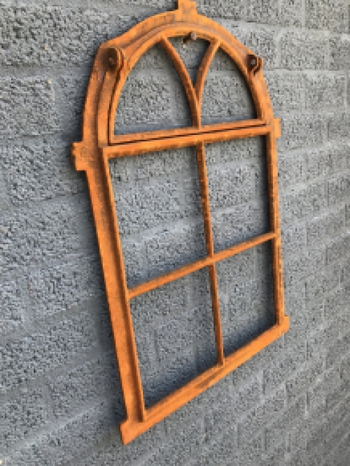 Cast iron stable window with folding window for aeration