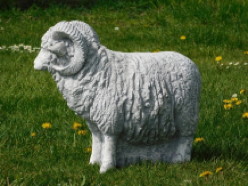 Statue Ram XL - solid stone