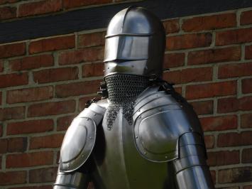 Knight Armour on stand vintage - metal - 190 cm