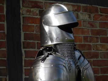 Knight Armour on stand vintage - metal - 190 cm