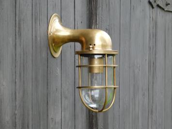 LAST ONE: Brass Ship Lamp - Round - Wall Lamp