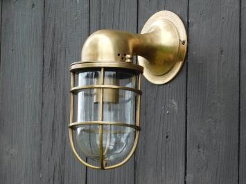 LAST ONE: Brass Ship Lamp - Round - Wall Lamp