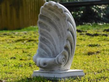 Statue Shell with Seated Angel - Solid Stone