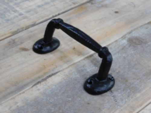 Door handle - Black - 13,5cm - Iron