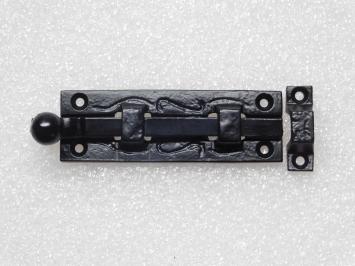 Sliding lock with Hanger - Black - Wrought iron