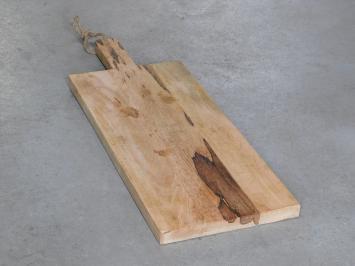 Serveerplank-snijplank-keukenplank-XL  - hout - 78 cm - met handvat