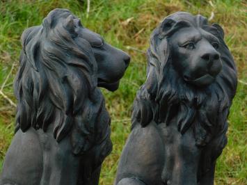 Set Lions 75 cm - Left and Right - Polystone