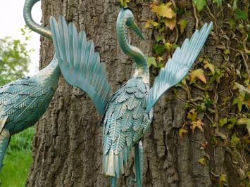 Set Reigers - Turquoise met Goud - Metaal