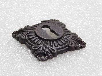 Lock rosette BB - Iron - Dark brown