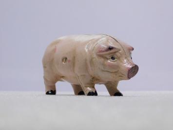 Vintage Sparschwein - Rosa - Gusseisen