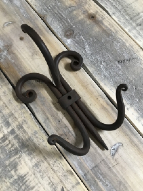 Coat stand spider - wrought iron - dark brown