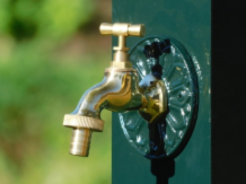 Freistehender Wasserhahn - Aluminium - dunkelgrün