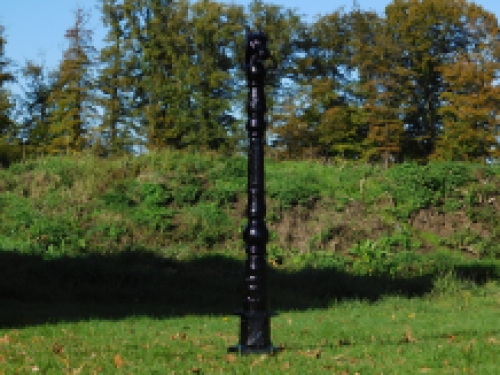 Stand post with horse head - black - cast iron, Last one!