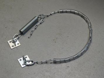 Storm chain with spring - 50 cm - galvanised