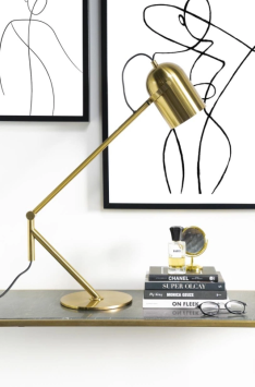 Tafellamp Sleek - 65 cm - Goud