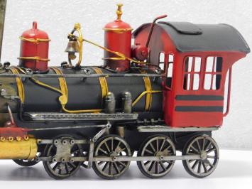 Metal steam locomotive - 35 cm - Handmade - Train