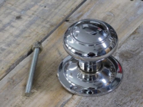 Chrome door knob - Chrome knob, decorative knob (fixed)