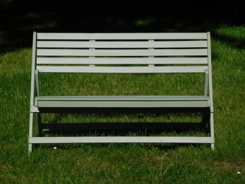 Folding Garden Bench - Hardwood - Vintage Green, Only 2!