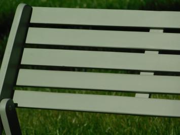 Folding Garden Bench - Hardwood - Vintage Green, Only 2!