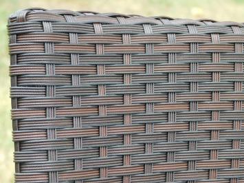 Last 5: Garden chair - Chestnut brown - Wicker - Stackable