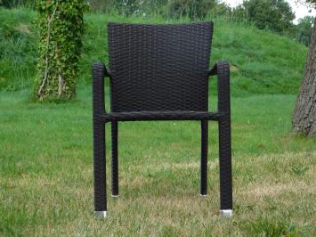 Last 5: Garden chair - Chestnut brown - Wicker - Stackable