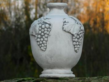 Garden Vase with Grapes - Stone - Water