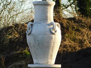 Garden Vase with Rings - 70 cm - Stone