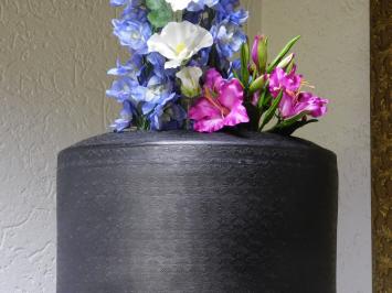 Vase - 75 cm - Schwarz - Metall