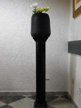 Vase - 35 cm - Black - Metal