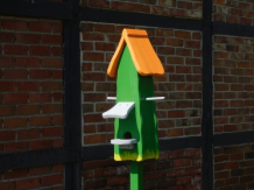 Handmade birdhouse - wood - 180cm